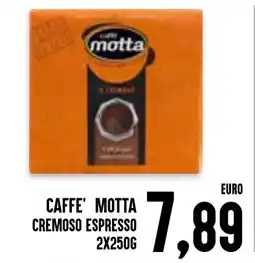 Al Discount Caffè' Motta Cremoso Espresso offerta