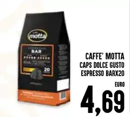 Al Discount Caffè Motta Caps Dolce Gusto Espresso Barx20 offerta