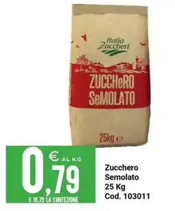 Centro Cash Zucchero Semolato Italia Zuccheri offerta
