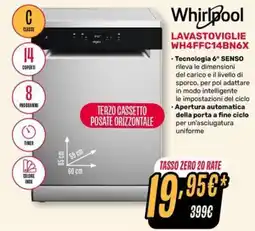 Fiducia & Convenienza Whirlpool lavastoviglie WH4FFC14BN6X offerta