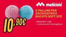 Fiducia & Convenienza Palline per asciugatrice bucato soft Meliconi offerta