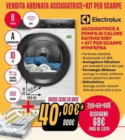Fiducia & Convenienza Asciugatrice Electrolux offerta