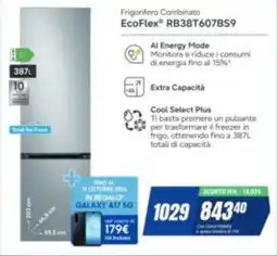 Leonardelli Frigorifero Combinato EcoFlex® RB38T607BS9 offerta