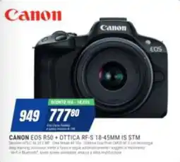 Leonardelli Canon EOS R50 + Ottica RF-S 18-45MM IS STM offerta