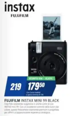 Leonardelli Fujifilm Instax Mini 99 Black offerta