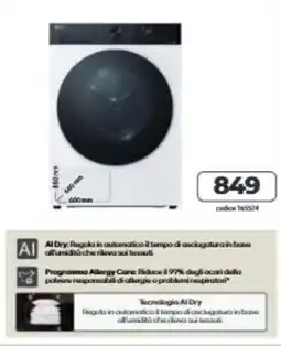 Elettrosintesi LG asciugatrice offerta