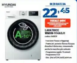 Elettrosintesi Lavatrice Hyundai offerta