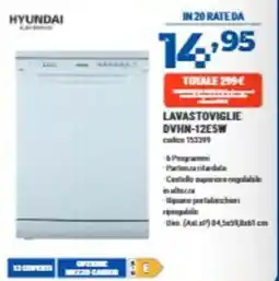Elettrosintesi Lavastoviglie Hyundai offerta