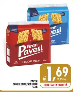 Deco Iperstore Gran Pavesi Il cracker salato offerta