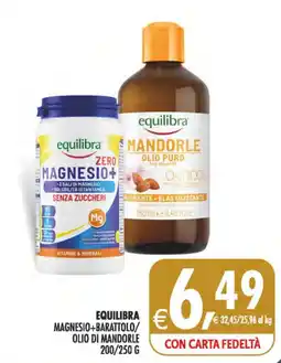 Deco Iperstore Equilibra Magnesio+Barattolo/Olio di Mandorle offerta