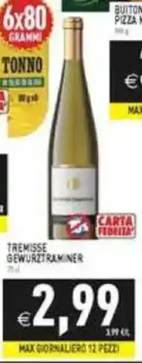 Pim Supermercati Tremisse Gewurztraminer offerta