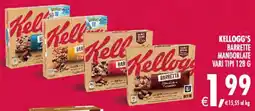 Deco Superstore Kellogg's barrette mandorlate offerta