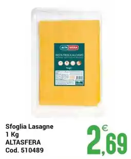 Centro Cash Sfoglia Lasagne ALTASFERA offerta