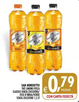 Deco Iperstore San Benedetto Thè Limone-Pesca Classici Senza Zucchero offerta