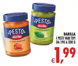 Deco Iperstore Pesto Barilla offerta
