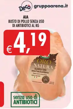 Deco Supermercati Busto di pollo ORO NATURA offerta