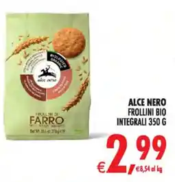 Deco Iperstore Alce Nero Frollini Bio Integrali offerta