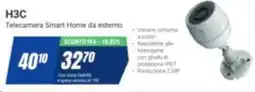 Leonardelli Telecamera Smart Home da esterno H3C offerta