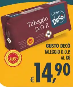Deco Supermercati Gusto Decò Taleggio D.O.P. offerta