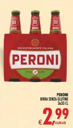 Deco Supermercati Peroni birra senza glutine offerta