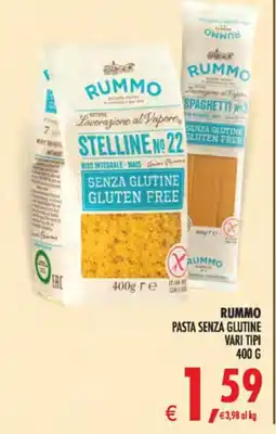 Deco Supermercati Rummo pasta senza glutine offerta