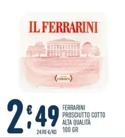 Gruppo Pascar Ferrarini Prosciutto Cotto Alta Qualità offerta
