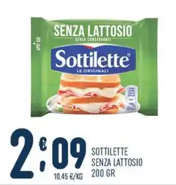 Gruppo Pascar Sottilette senza lattosio offerta
