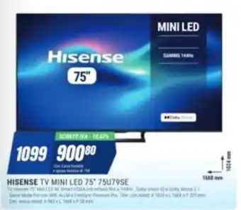 Hisense TV Mini LED 75"