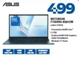 Elettrosintesi Asus Notebook F1504VA-BQ612W offerta