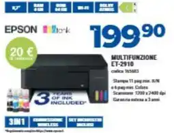 Elettrosintesi Epson tank multifunzione offerta