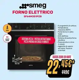 Fiducia & Convenienza Smeg Forno Elettrico offerta