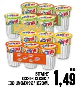 Al Discount Estathe' bicchieri classico offerta