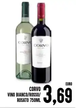 Al Discount Corvo vino bianco/rosso/rosato offerta