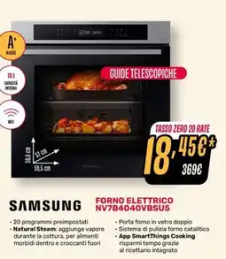 Fiducia & Convenienza Forno elettrico Samsung offerta