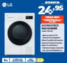 Elettrosintesi Asciugatrice LG offerta