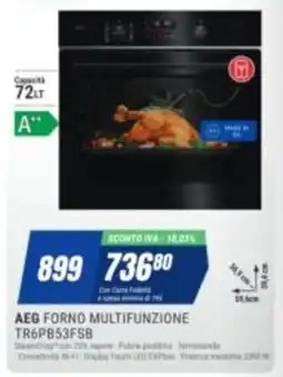 Leonardelli AEG forno multifunzione offerta