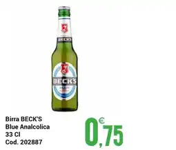 Centro Cash Birra BECK'S Blue Analcolica offerta