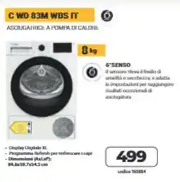 Elettrosintesi Asciugatrice a pompa di calore offerta