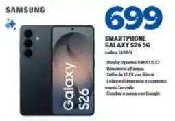 Elettrosintesi Samsung Smartphone Galaxy S26 5G offerta