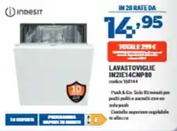 Elettrosintesi Lavastoviglie Indesit offerta