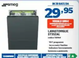 Elettrosintesi Lavastoviglie Smeg ST352AL offerta
