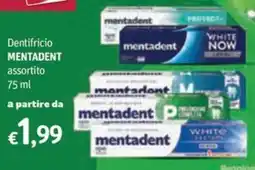 Futura Supermercati Mentadent Dentifricio offerta