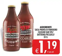 Deco Iperstore Agromonte salsa pronta di pomodoro ciliegino offerta