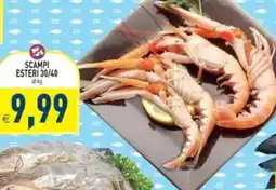 Pim Supermercati Scampi esteri 30/40 offerta