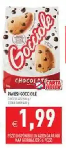 Pim Supermercati Pavesi Gocciolè offerta
