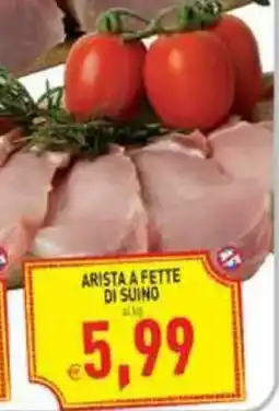 Pim Supermercati Arista a fette di suino offerta