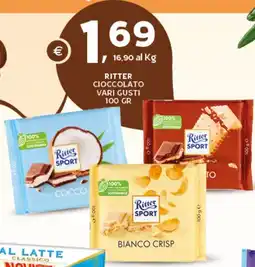 Extra Supermercati Ritter Cioccolato offerta
