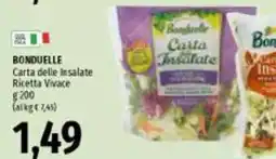 Emi Supermercati Bonduelle Carta delle Insalate Ricetta Vivace offerta