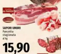 Emi Supermercati Sapori umbri pancetta stagionata offerta