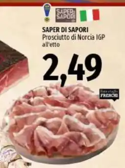 Emi Supermercati Saper di Sapori Prosciutto di Norcia IGP offerta